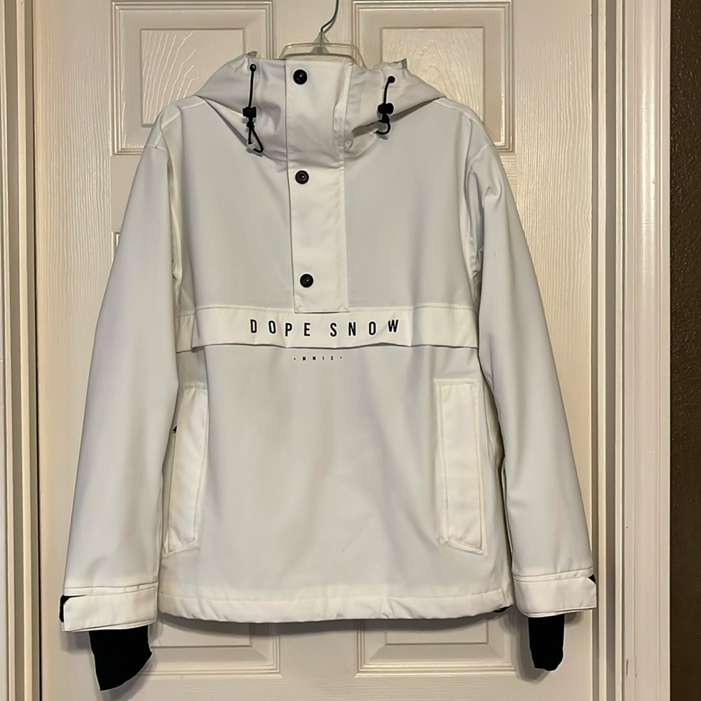 Dope Legacy Women’s Shell Anorak Snowboard Jacket White XS